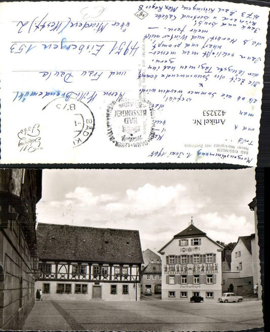 423253,Bad Kissingen Marktplatz m. Zunfthaus Straßenansicht