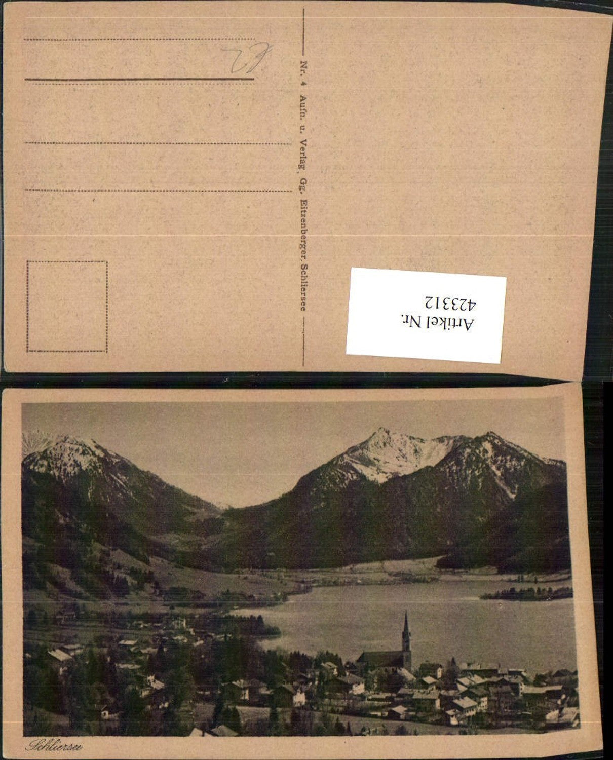 423312, Schliersee Total mountain scenery