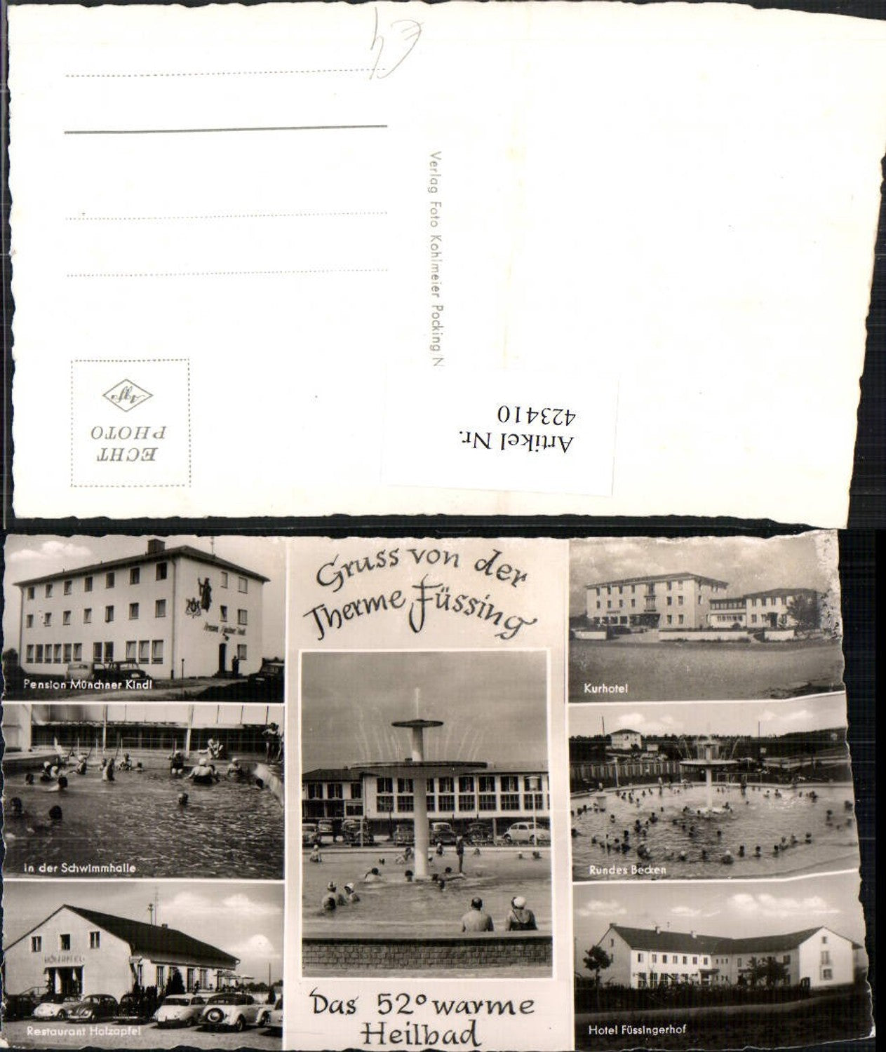 423410,Füssing Therme Kurhotel Rundes Becken Hotel Füssingerhof Mehrbildkarte