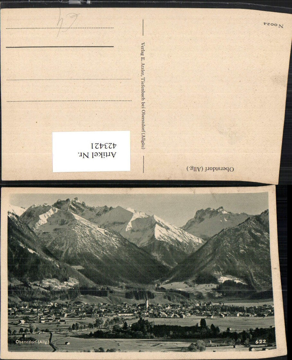 423421,Oberstdorf im Allgäu Totale Bergkulisse