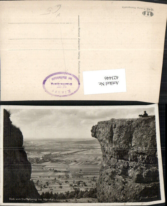 423446,Blick vom Staffelberg ins Maintal b. Staffelstein