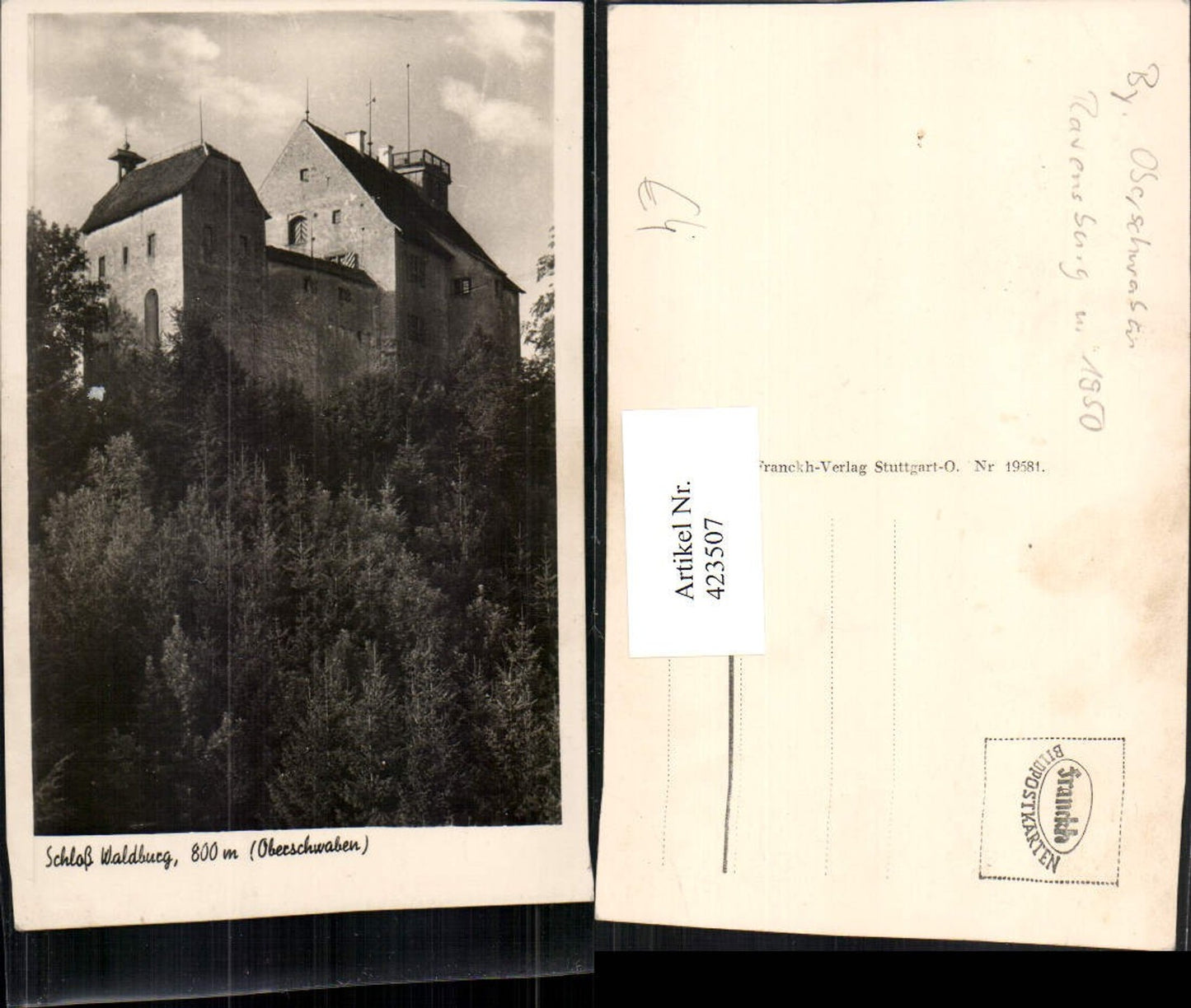 423507,Schloss Waldburg in Oberschwaben