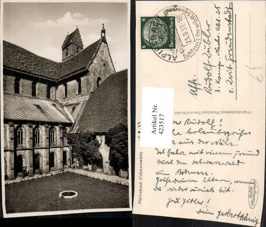 423517,Alpirsbach in the Black Forest monastery