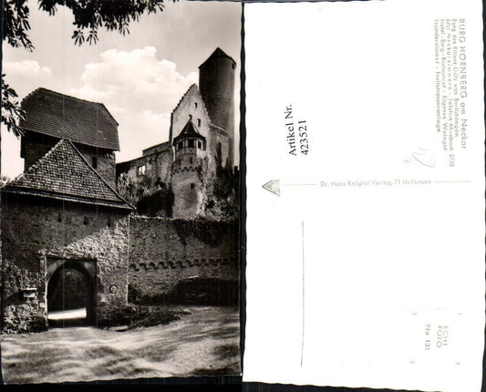 423521, Hornberg Castle on the Neckar River near Neckarzimmern
