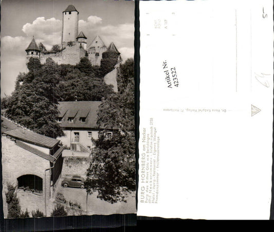 423522, Hornberg Castle on the Neckar River near Neckarzimmern