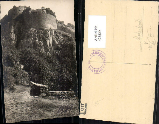 423529, Photo AK Hohentwiel Fortress Ruins near Singen, J. Ott