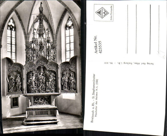 423535,Breisach am Rhein St. Stephansmünster Kirche Innenansicht Altar