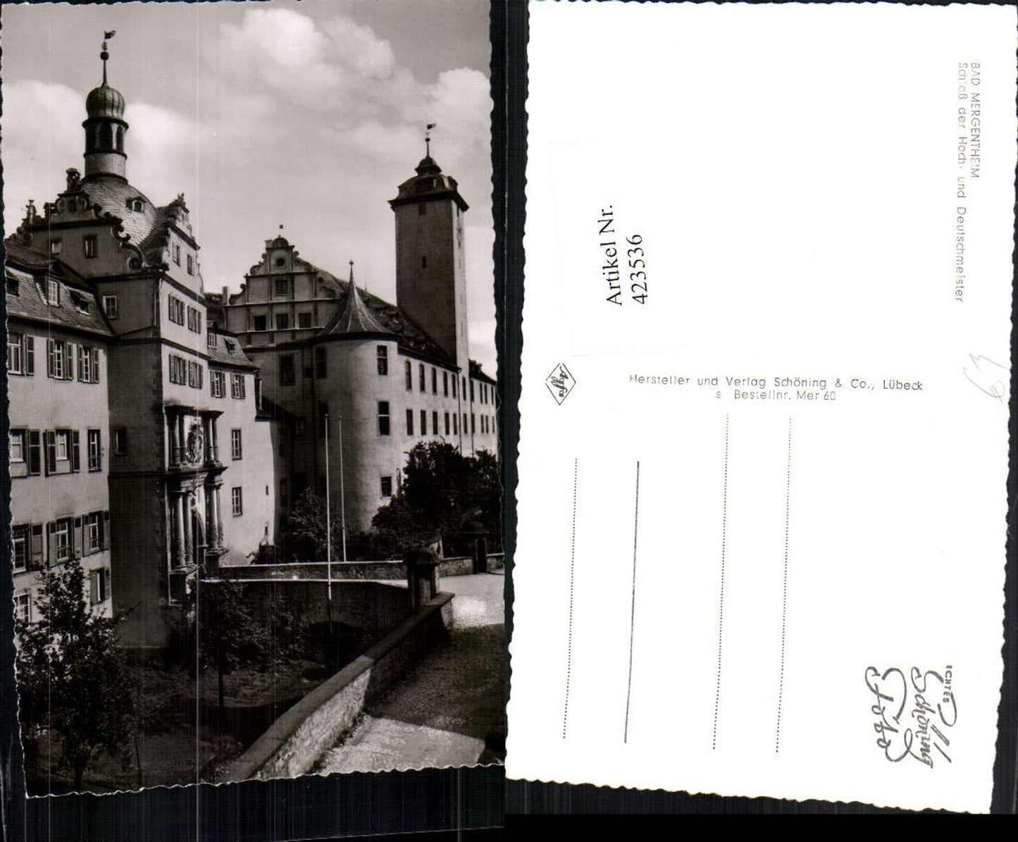 423536,Bad Mergentheim Schloss der Hoch- und Deutschmeister