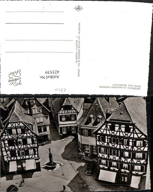 423539, Mosbach im Neckartal, Platz vom Rathausturm