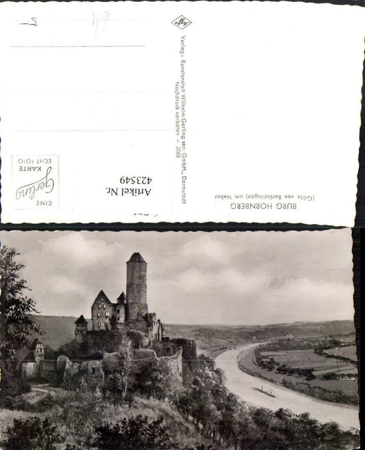 423549, Hornberg Castle on the Neckar River near Neckarzimmern