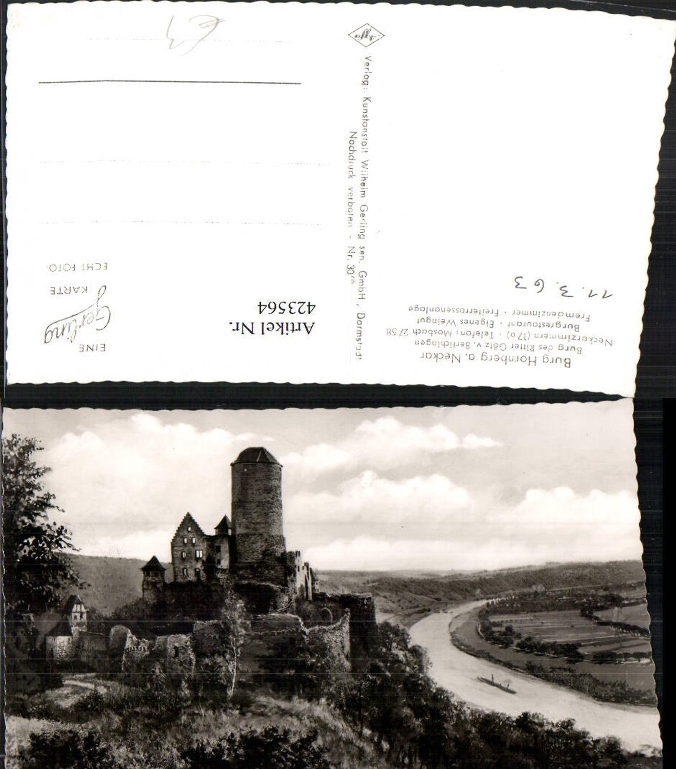 423564,Burg Hornberg am Neckar b. Neckarzimmern