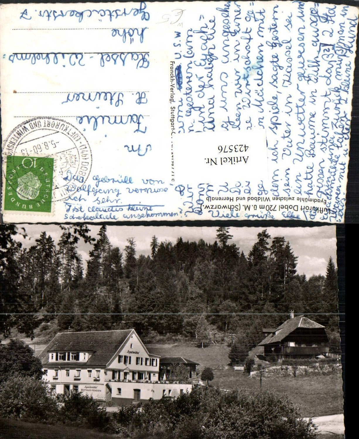 423576,Dobel im Schwarzwald Eyachmühle b. Wildbad u. Herrenalb