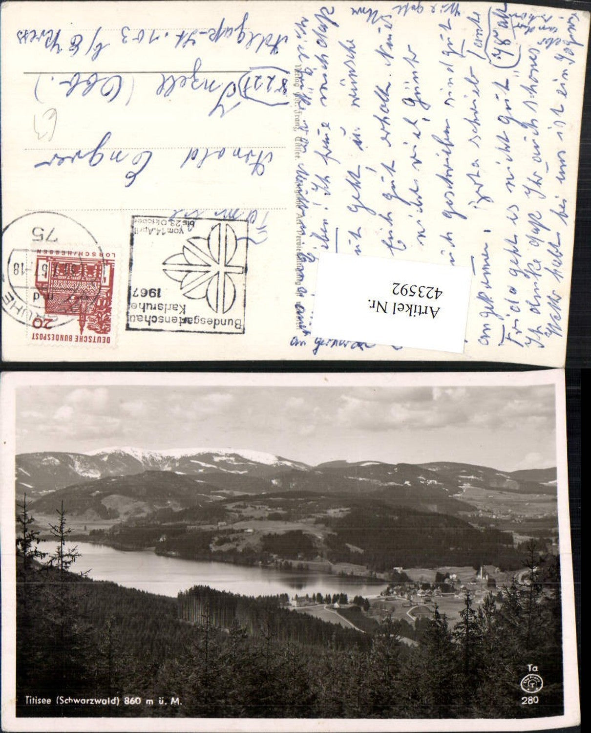 423592,Titisee im Schwarzwald See Bergkulisse