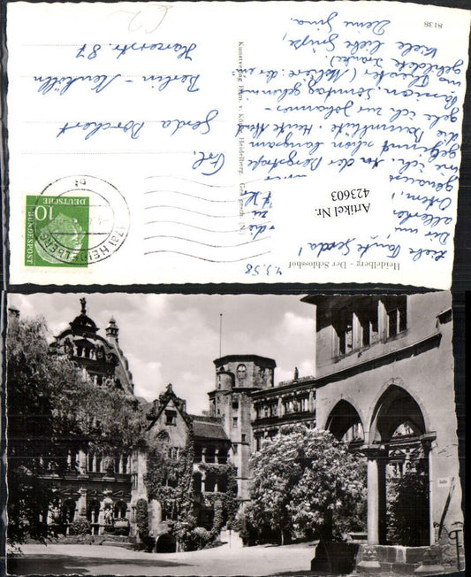423603,Heidelberg Schloss Schlosshof
