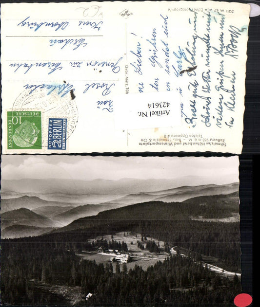 423614,Zuflucht b. Oppenau Schmelzles Höhenhotel