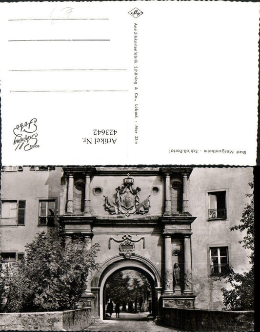 423642, Bad Mergentheim Castle Portal
