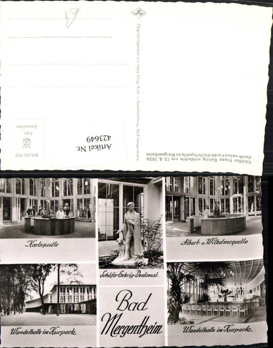 423649, Bad Mergentheim Wandelhalle Karlsquelle Monument Multi-image map