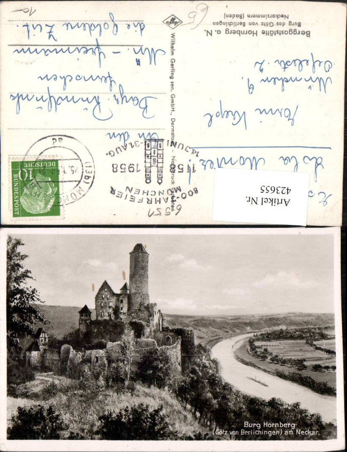 423655,Burg Hornberg am Neckar b. Neckarzimmern