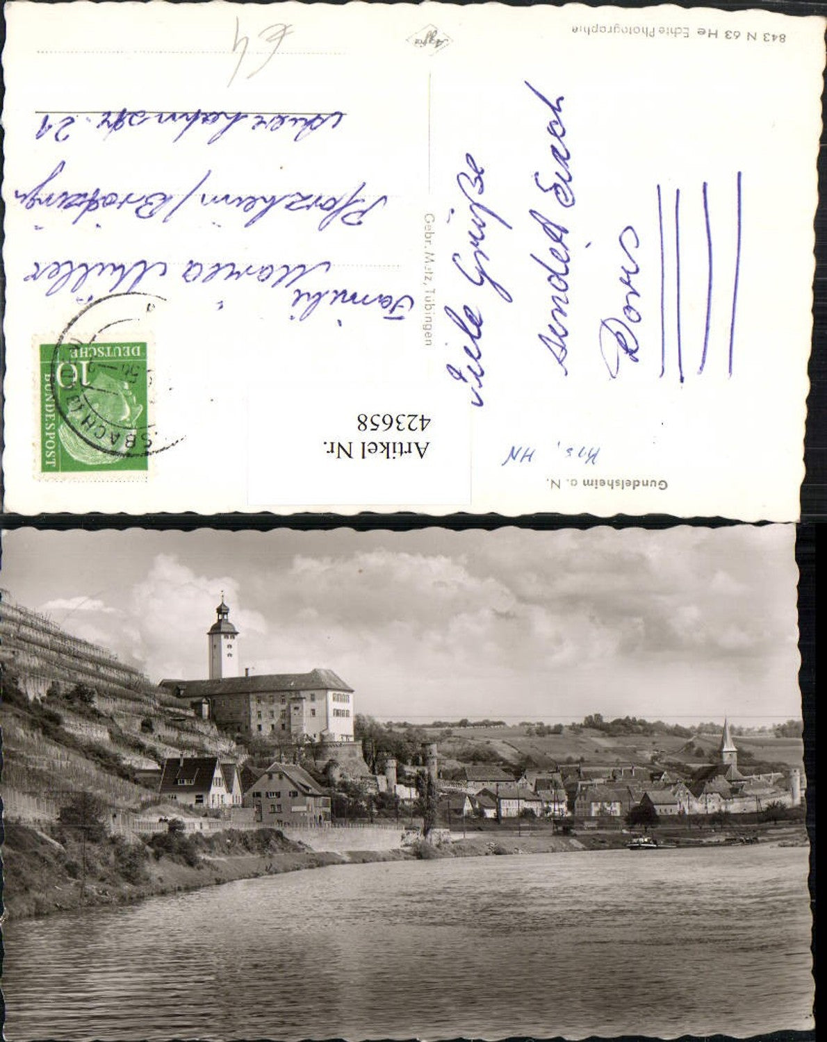 423658,Gundelsheim am Neckar Teilansicht
