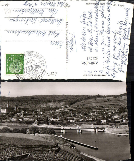 423691, Gundelsheim am Neckar Total Bridge