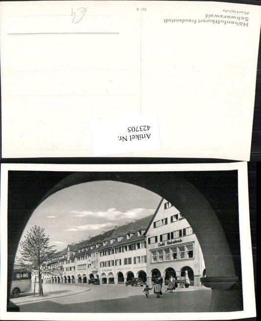 423705, Freudenstadt in the Black Forest, Market Square, Street View