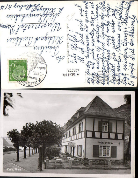 423773,Kaub am Rhein Gasthaus zur Landebrücke