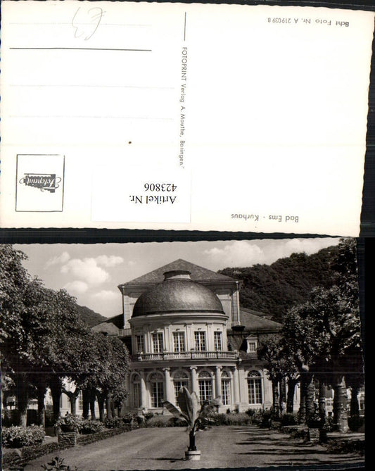 423806,Bad Ems Kurhaus Gebäude