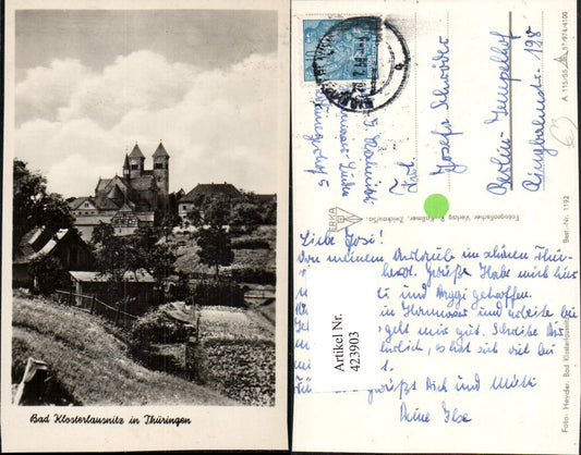 423903, Bad Klosterlausnitz in Thuringia, partial view of the church