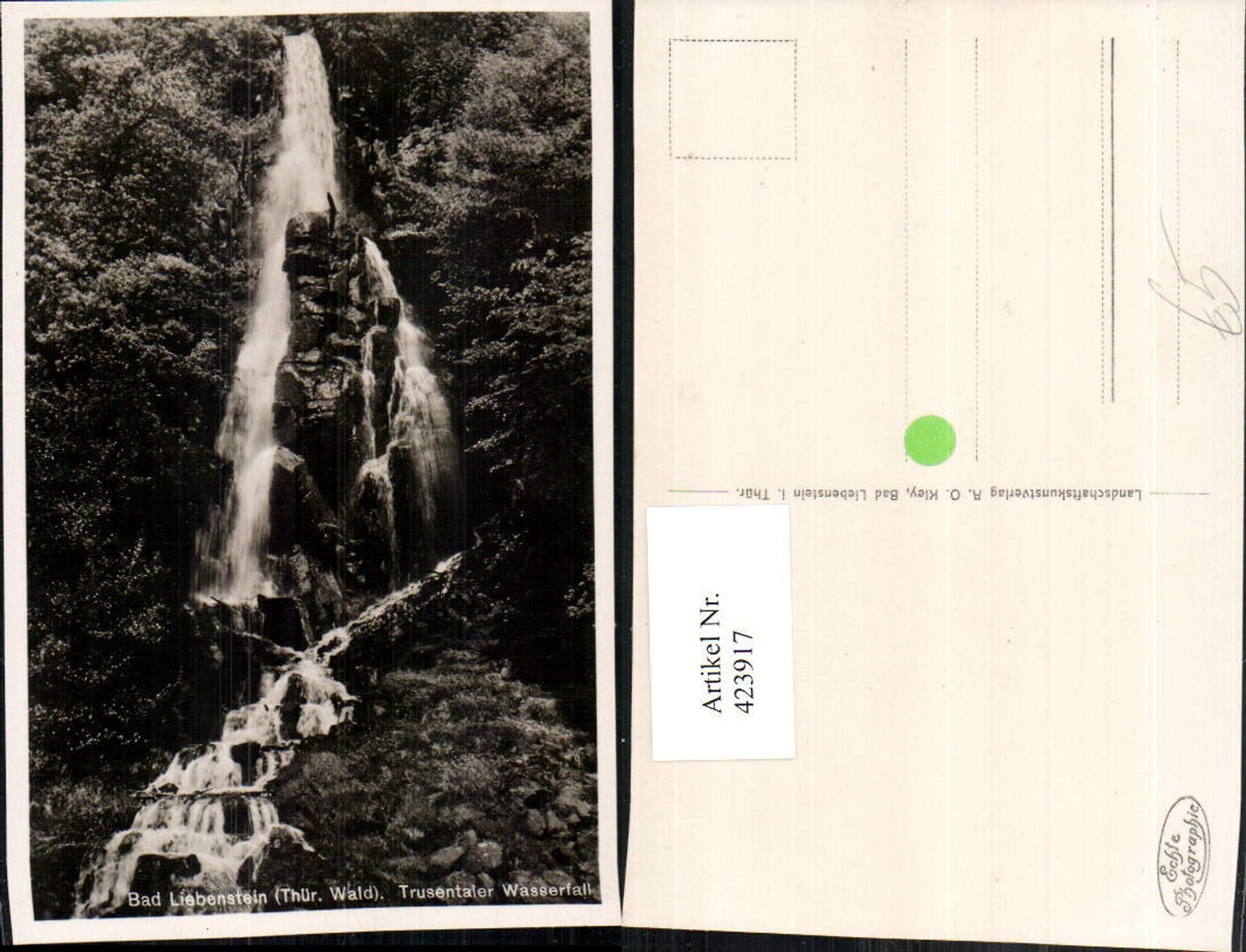 423917, Bad Liebenstein Trusentaler Waterfall