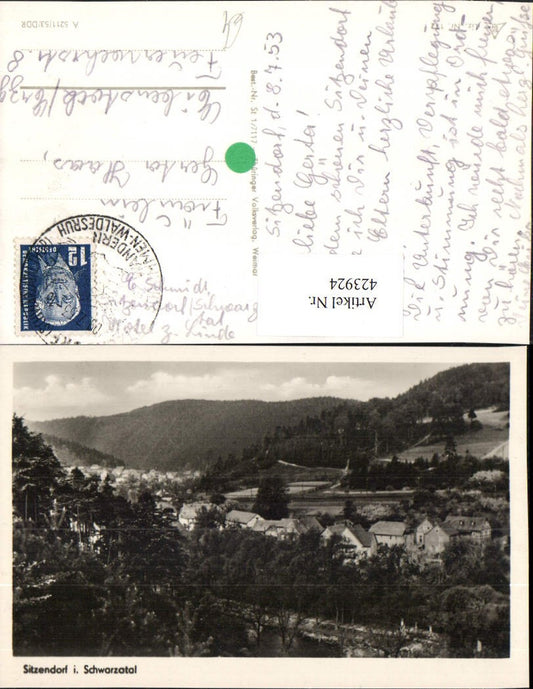423924, Sitzendorf im Schwarzatal Partial view