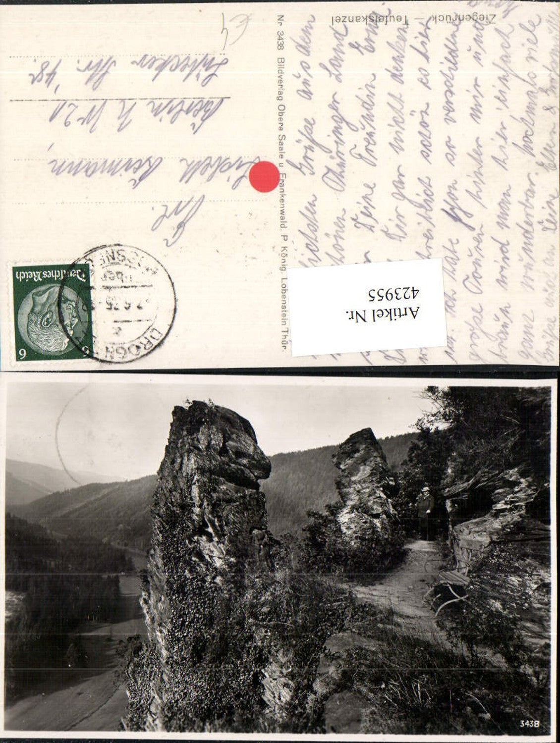 423955, Ziegenrück Teufelskanzel Rock
