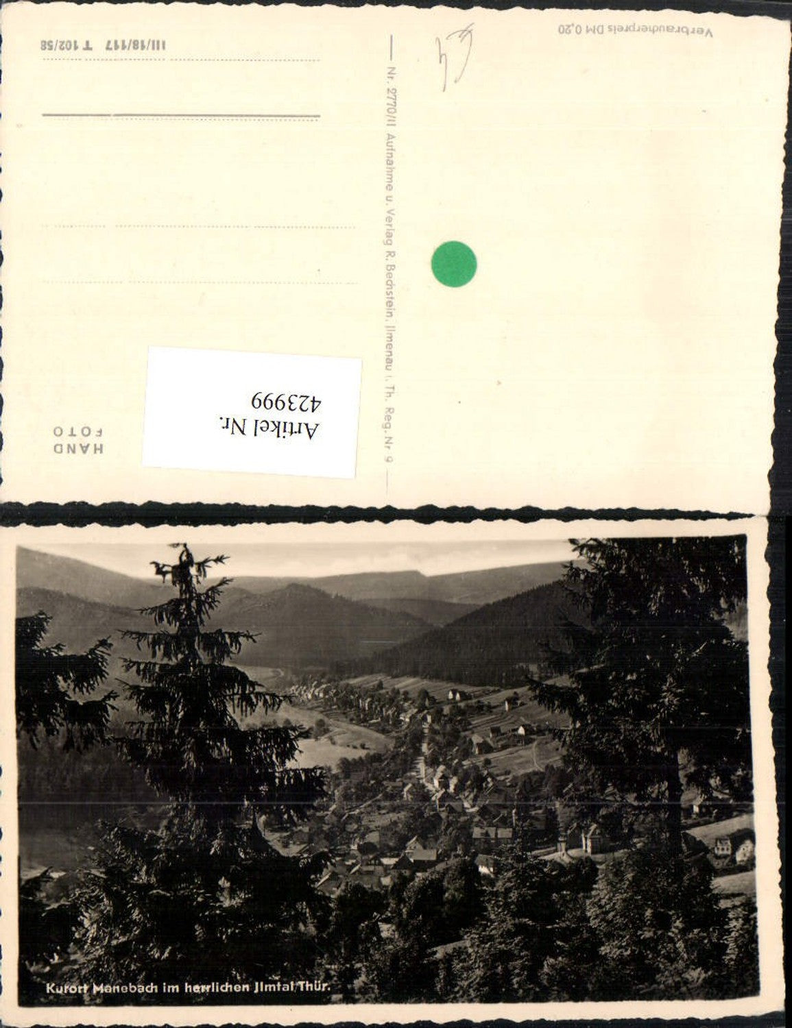 423999,Manebach im Ilmtal Totale