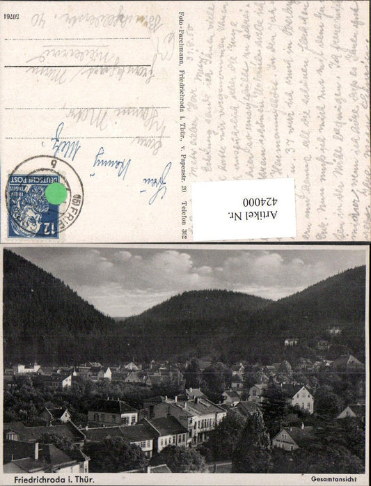 424000,Friedrichroda Teilansicht