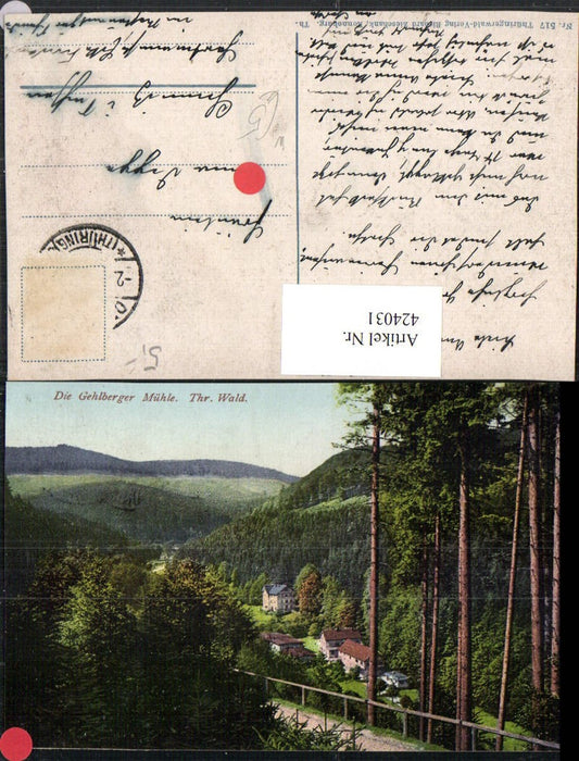 424031, Gehlberger Mill in the Thuringian Forest