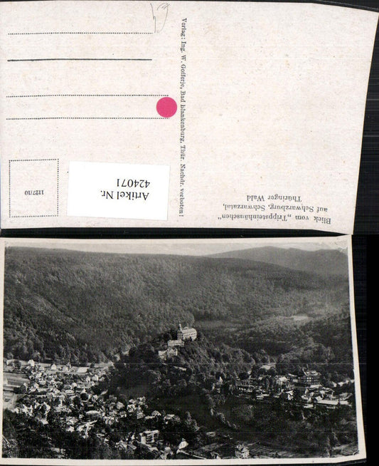 424071, Schwarzburg im Schwarzatal, view from the Trippsteinhäuschen