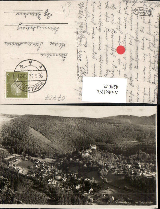 424072, Schwarzburg Total view from Trippstein