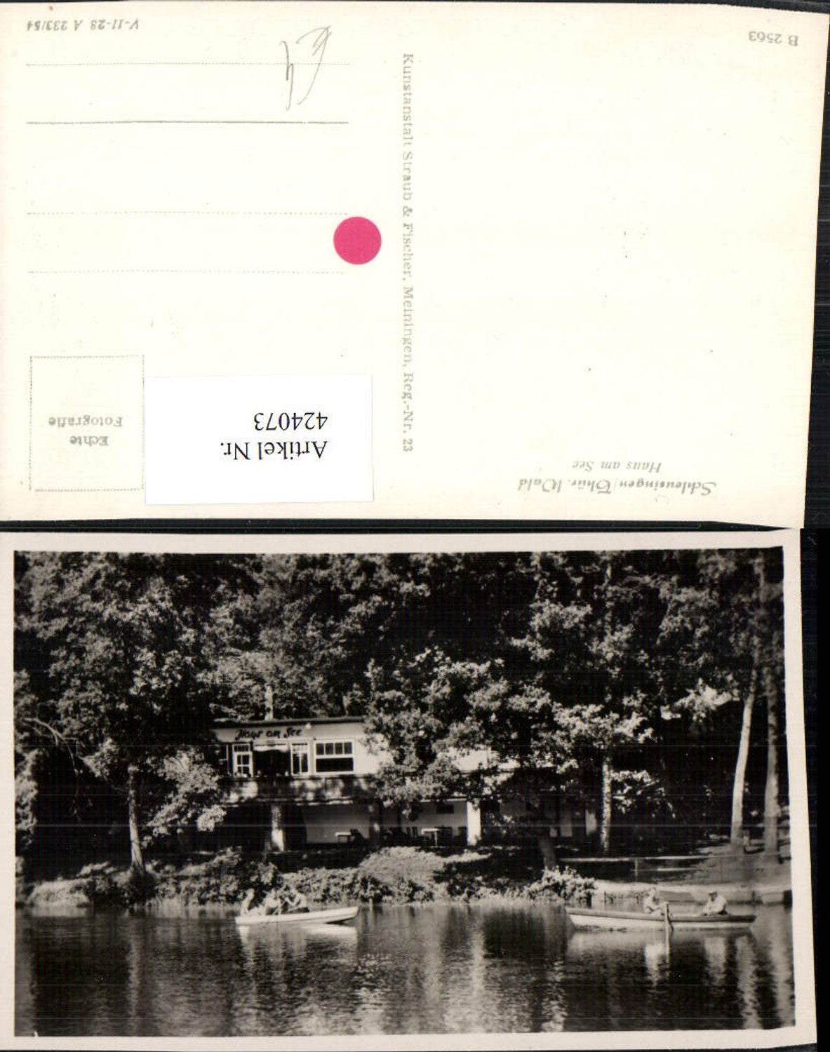 424073, Schleusingen House by the lake Rowing boats Boats