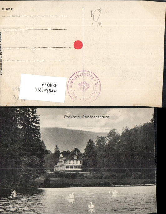 424079,Parkhotel Reinhardsbrunn b. Friedrichsroda Schwäne