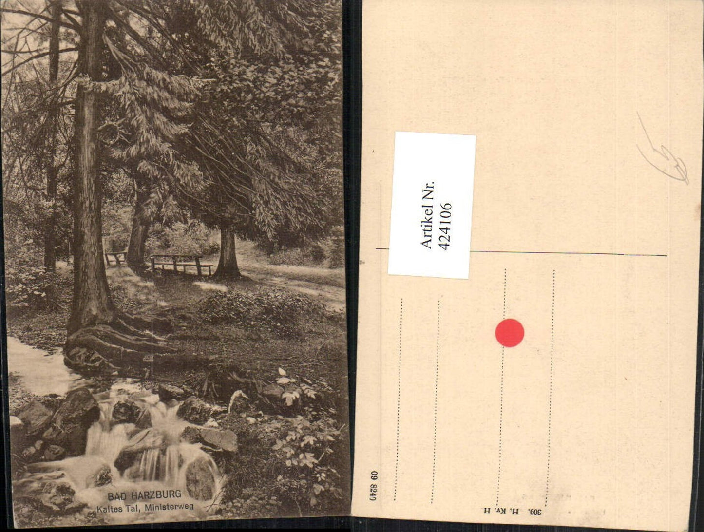 424106,Bad Harzburg Kaltes Tal Ministerweg Wald Bach