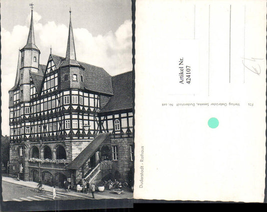 424107,Duderstadt Rathaus Gebäude