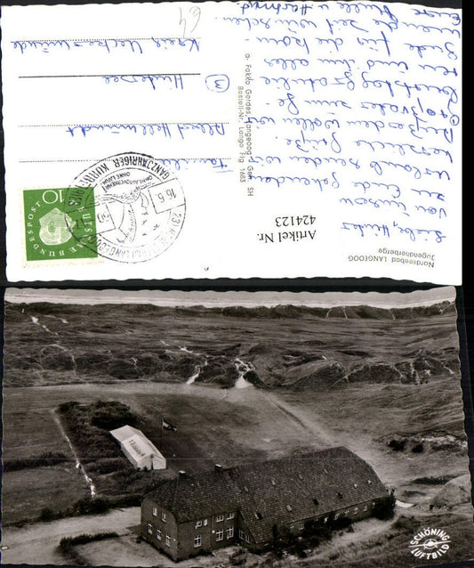 424123,Nordseebad Langeoog Jugendherberge Fliegeraufnahme