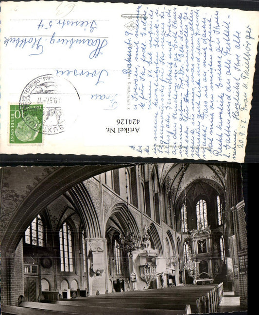 424126,Buxtehude Kirche  Innenansicht