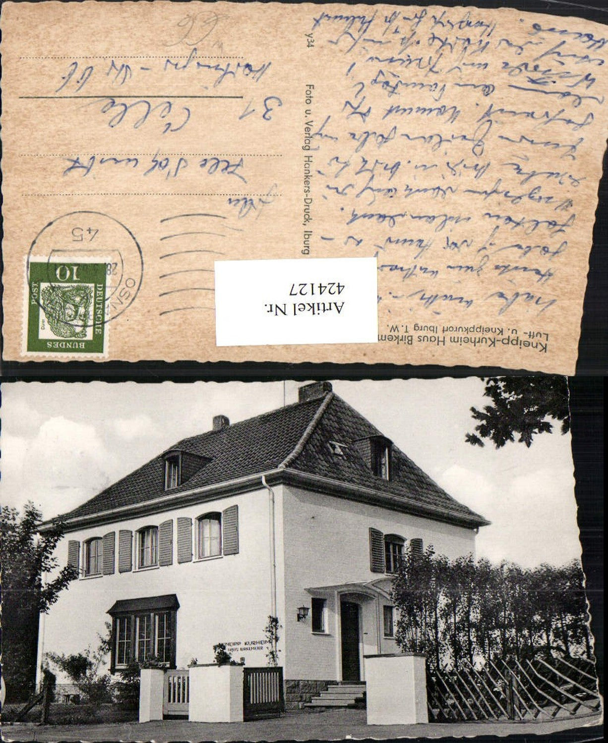 424127,Bad Iburg Kurheim Haus Birkemeier