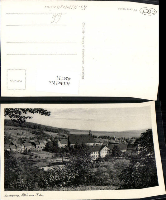 424131,Lamspringe Teilansicht vom Heber