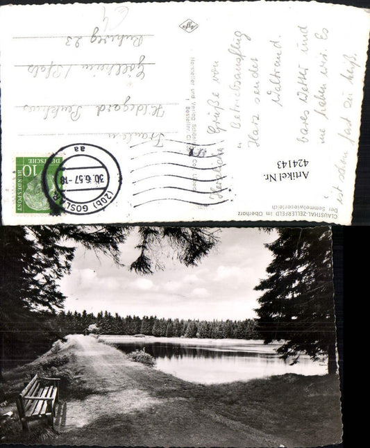 424143,Clausthal-Zellerfeld im Oberharz Semmelwieserteich Teich