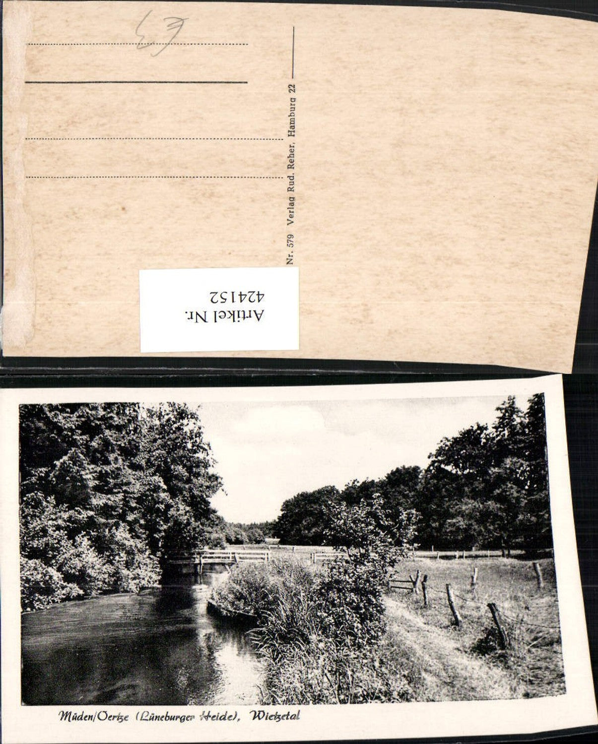 424152,Lüneburger Heide Müden Örtze b. Faßberg Wietzetal Landschaft