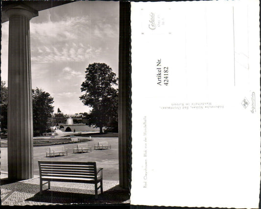 424182,Bad Oeynhausen Blick aus der Wandelhalle