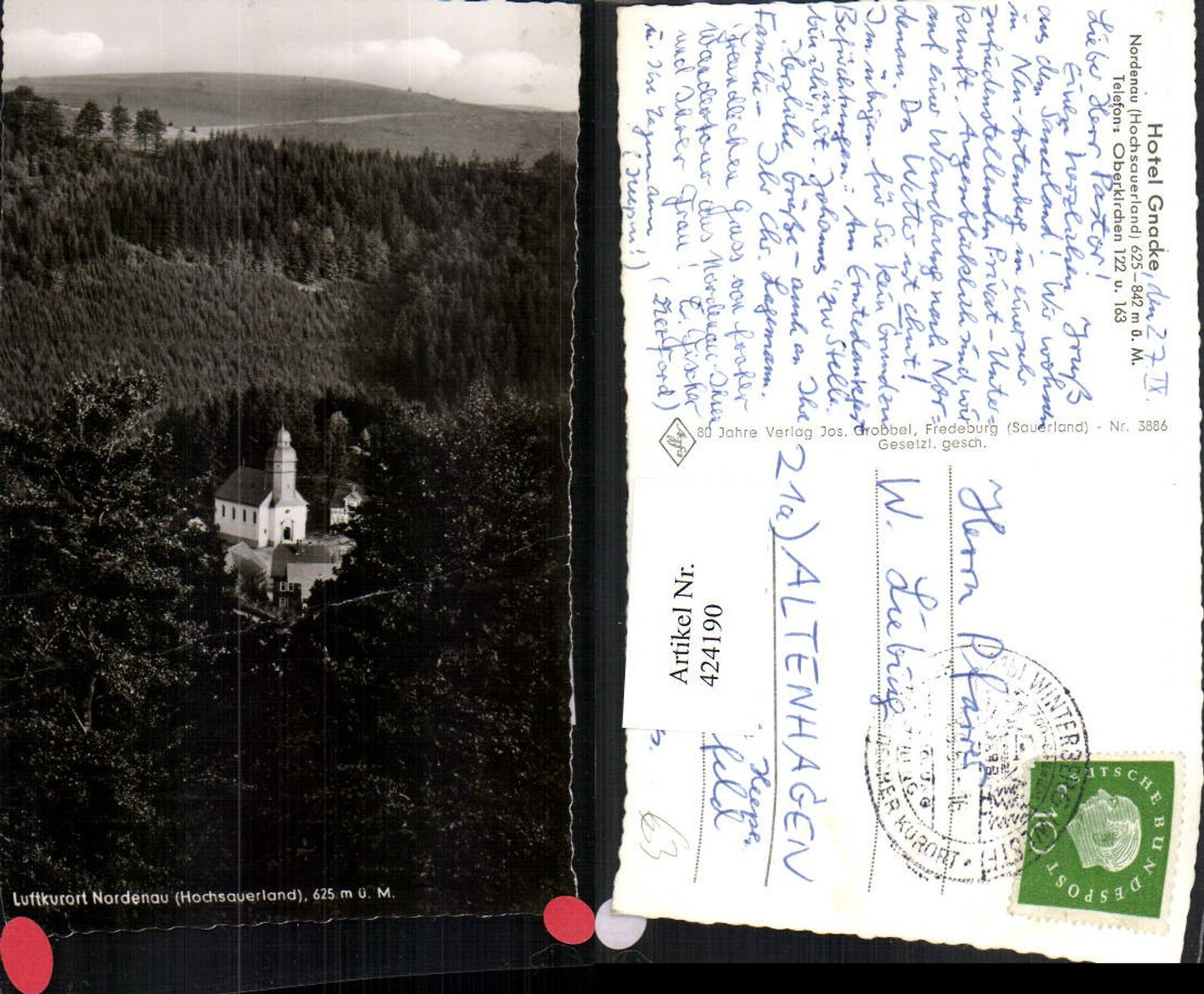 424190,Nordenau im Hochsauerland Kapelle Kirche