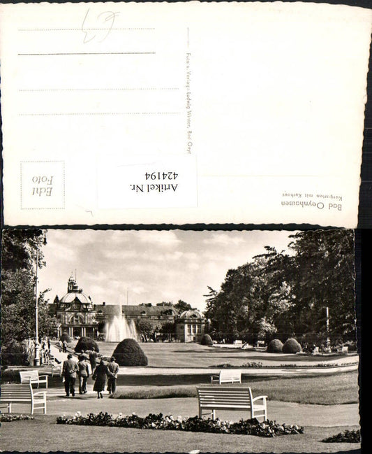 424194,Bad Oeynhausen Kurgarten m. Kurhaus