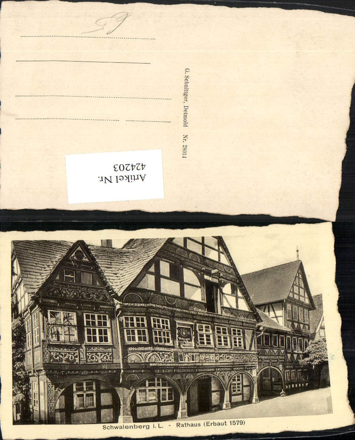 424203,Schwalenberg Rathaus